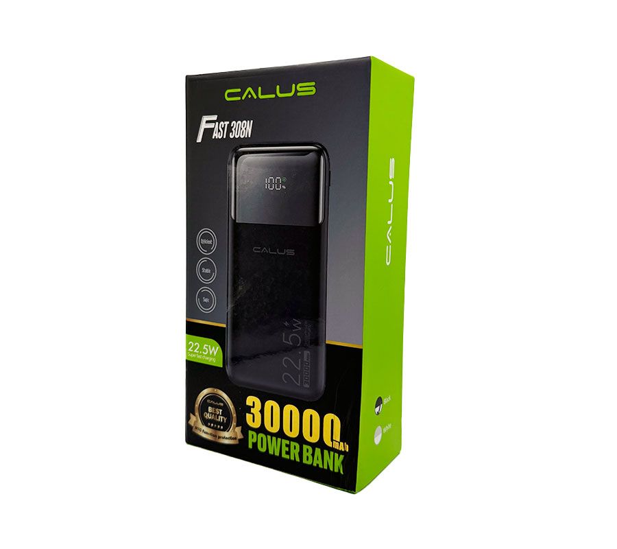 پاور بانک کالوس مدل FAST308N ظرفیت 30000 میلی آمپر